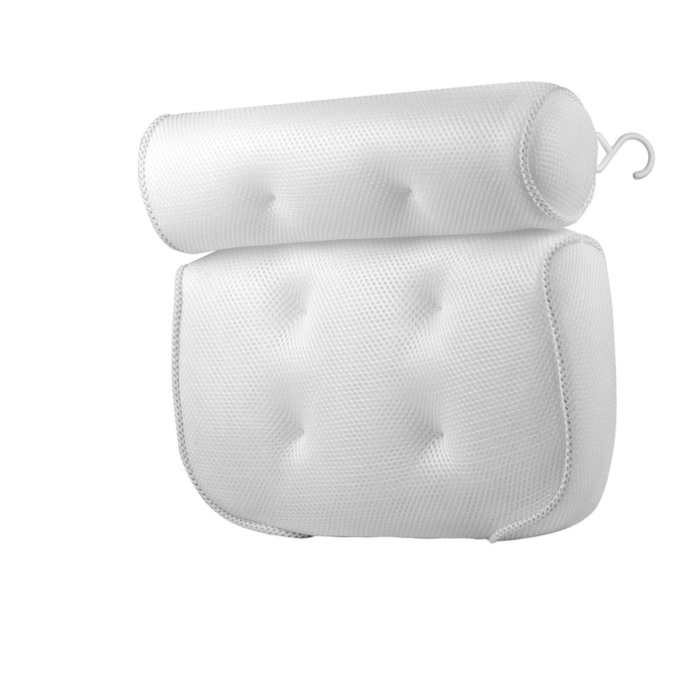 BowLift | Orthopedic Bathtub Pillow - Breathable Bathtub Head Support Pillow made of 3D Mesh Fabric with Suction Cups