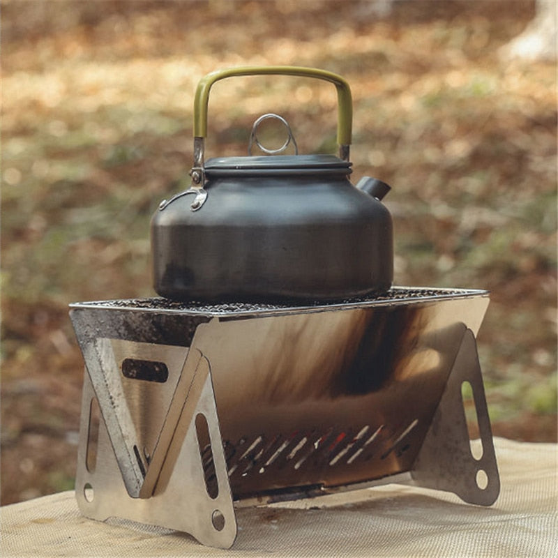 Outdoor Tragbarer BBQ Camping Grill Edelstahl Klappgrill | Brehn