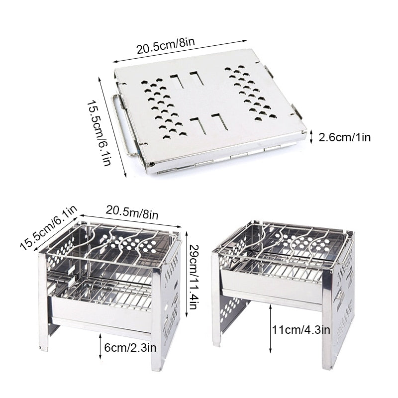 Outdoor Tragbarer BBQ-Grill | Brehn