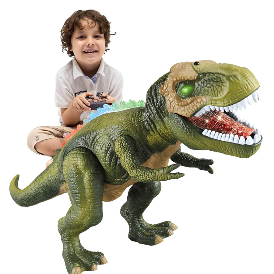 DinoAdventure – Ferngesteuertes Dinosaurier-Spielzeug mit Licht und Sound