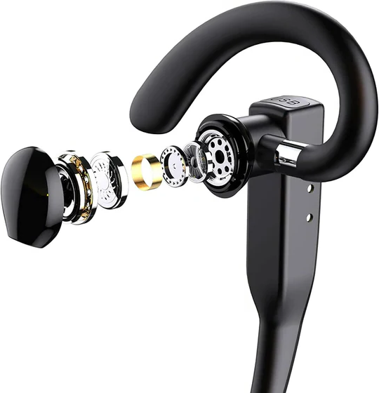 Brehn | Bluetooth-Headset mit Mikrofon Geräuschunterdrückung Ohrhörer