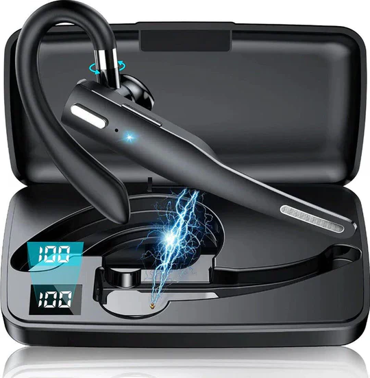 Brehn | Bluetooth-Headset mit Mikrofon Geräuschunterdrückung Ohrhörer