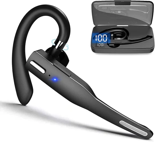 Brehn | Bluetooth-Headset mit Mikrofon Geräuschunterdrückung Ohrhörer