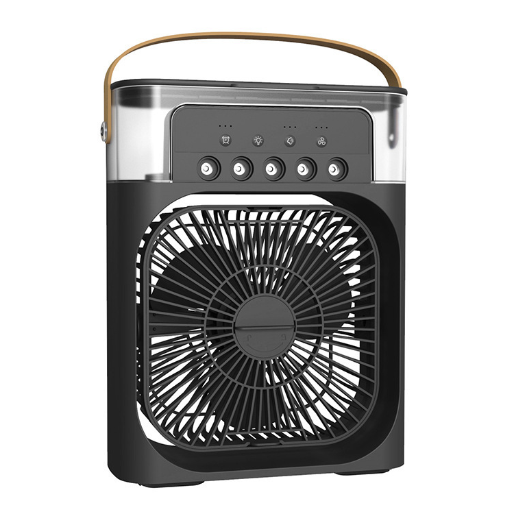 Sprühkleiner Ventilator Fünf-Loch-Befeuchtung Kleiner Kühlschrank Klimaanlage Mini Ventilator Wassergekühlter Leiser Luftkühler | Brehn