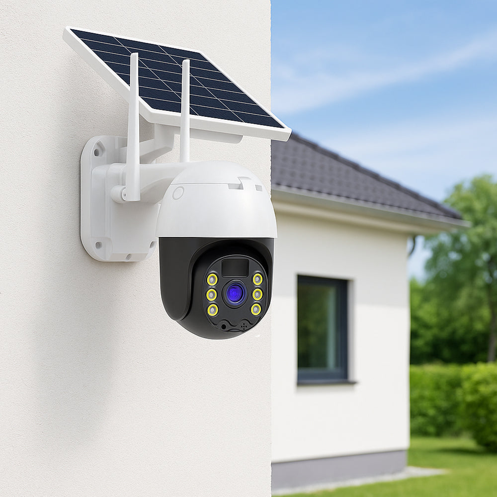 Kabellose Überwachungskamera – solarbetrieben – 2K Full HD | Brehn