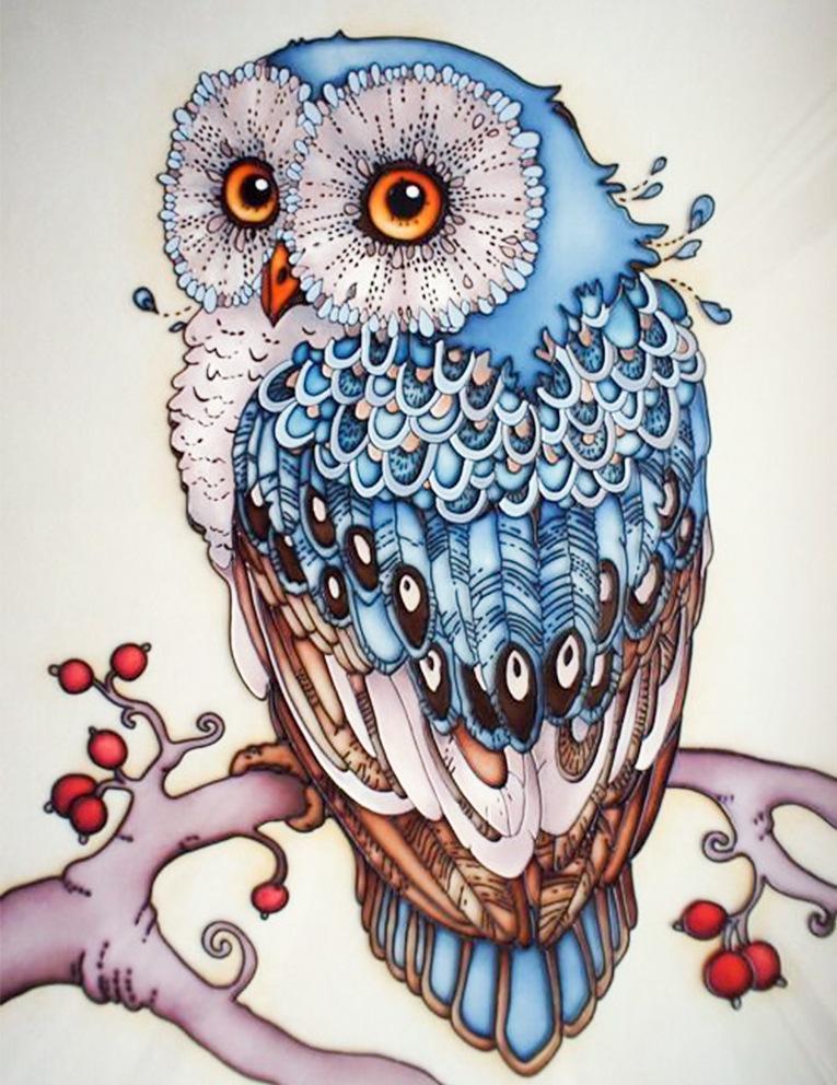 Cartoon Owl - GemPaint Kit | Brehn