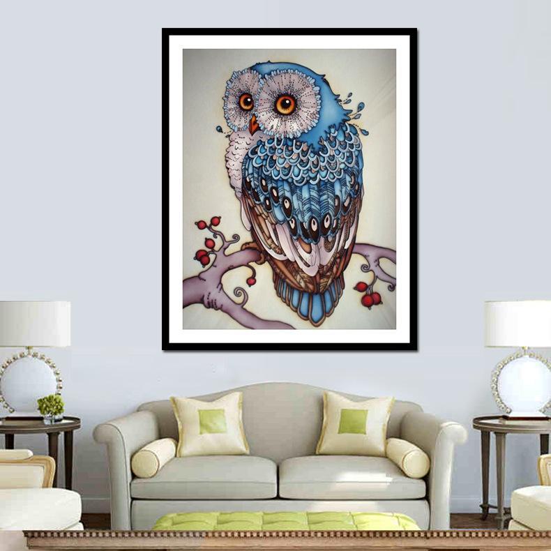 Cartoon Owl - GemPaint Kit | Brehn