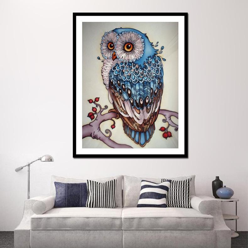 Cartoon Owl - GemPaint Kit | Brehn