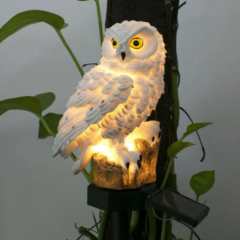 OwlGlow Solar-Gartenlampe