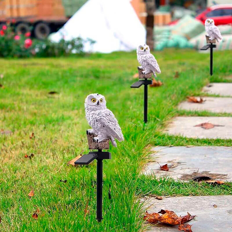 OwlGlow Solar-Gartenlampe