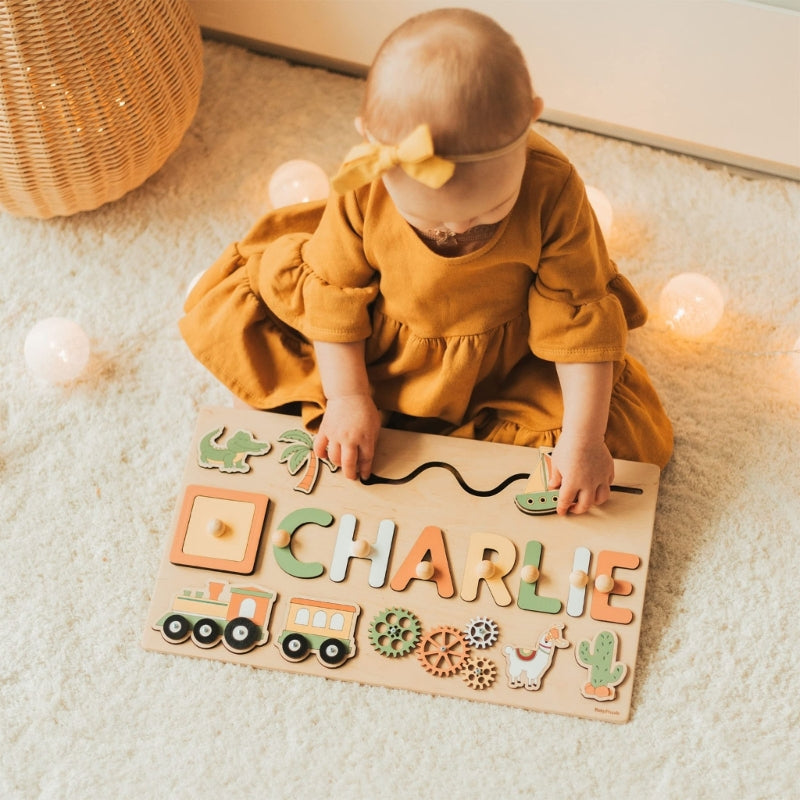 Brehn | Personalisierter Holzname-Puzzle