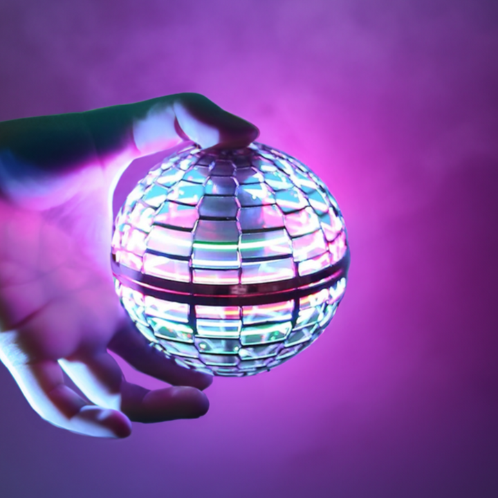 Brehn | Flying Orb Ball | Aerodynamisches 360°-Fluggerät | Intelligente Kreiselstabilisierung | Stoßfeste Polypropylen-Struktur | USB-Schnellladung | LED-Effekte