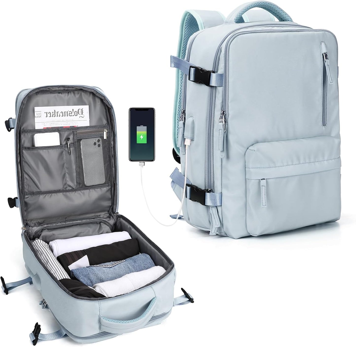 Multi-Compartment Laptop Tragetasche mit verstellbarem Schultergurt | Brehn