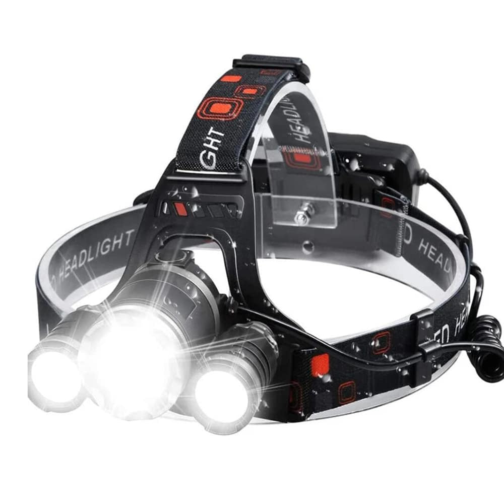 Professionelle LED-Stirnlampe (5000 Lumen) - Multifunktional und Wiederaufladbar | Brehn