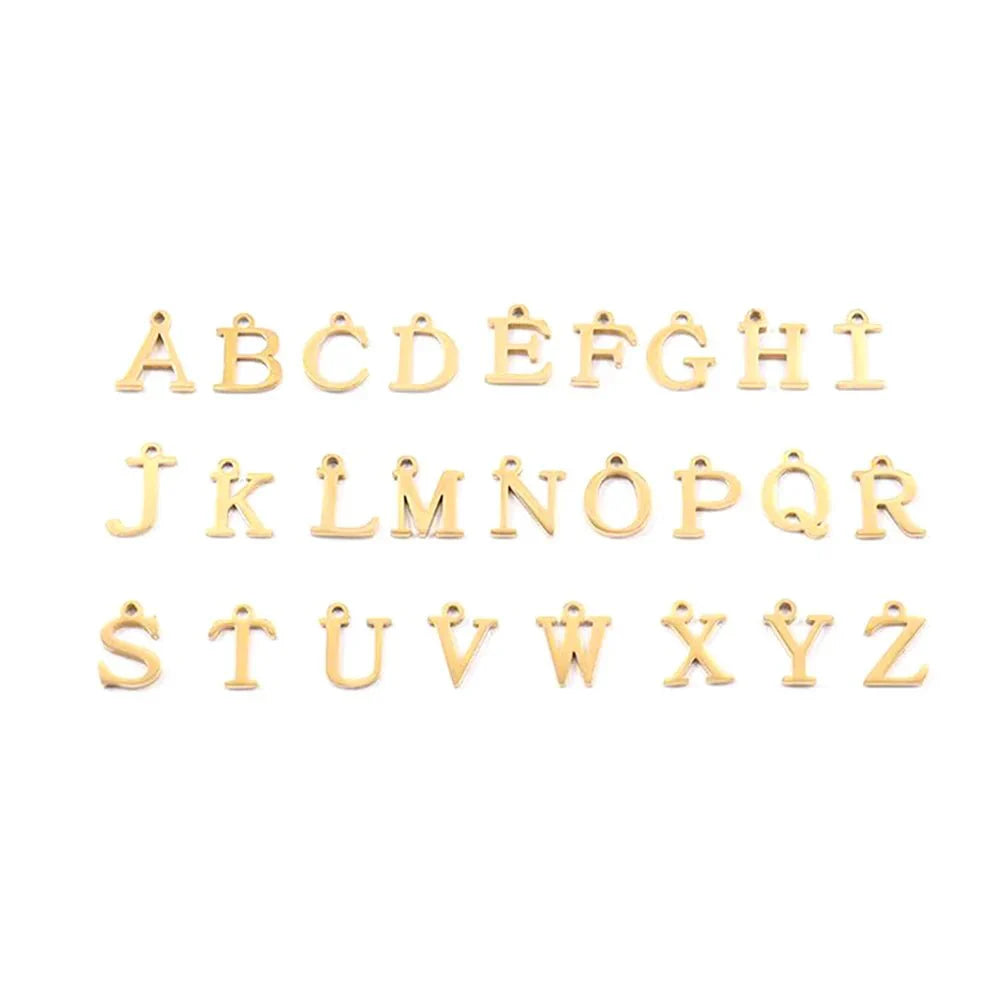 Brehn | Paperclip Buchstaben Initial Kreis Schloss Halskette