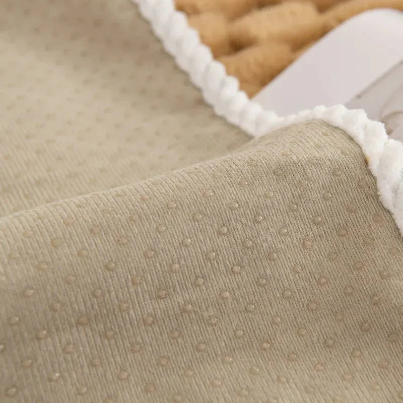Pastellfarbe Verdickte Plüsch Sofa Decke für Gemütlichen Komfort | Brehn