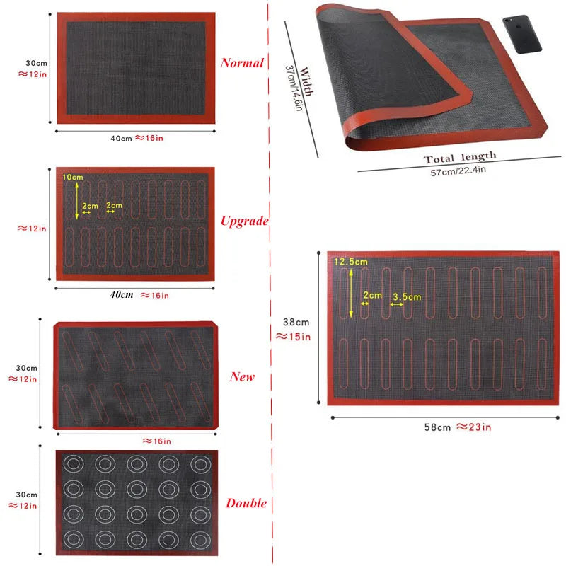 Perforierte Silikonbackmatte Antihaft-Ofenblech-Liner Backwerkzeuge | Brehn