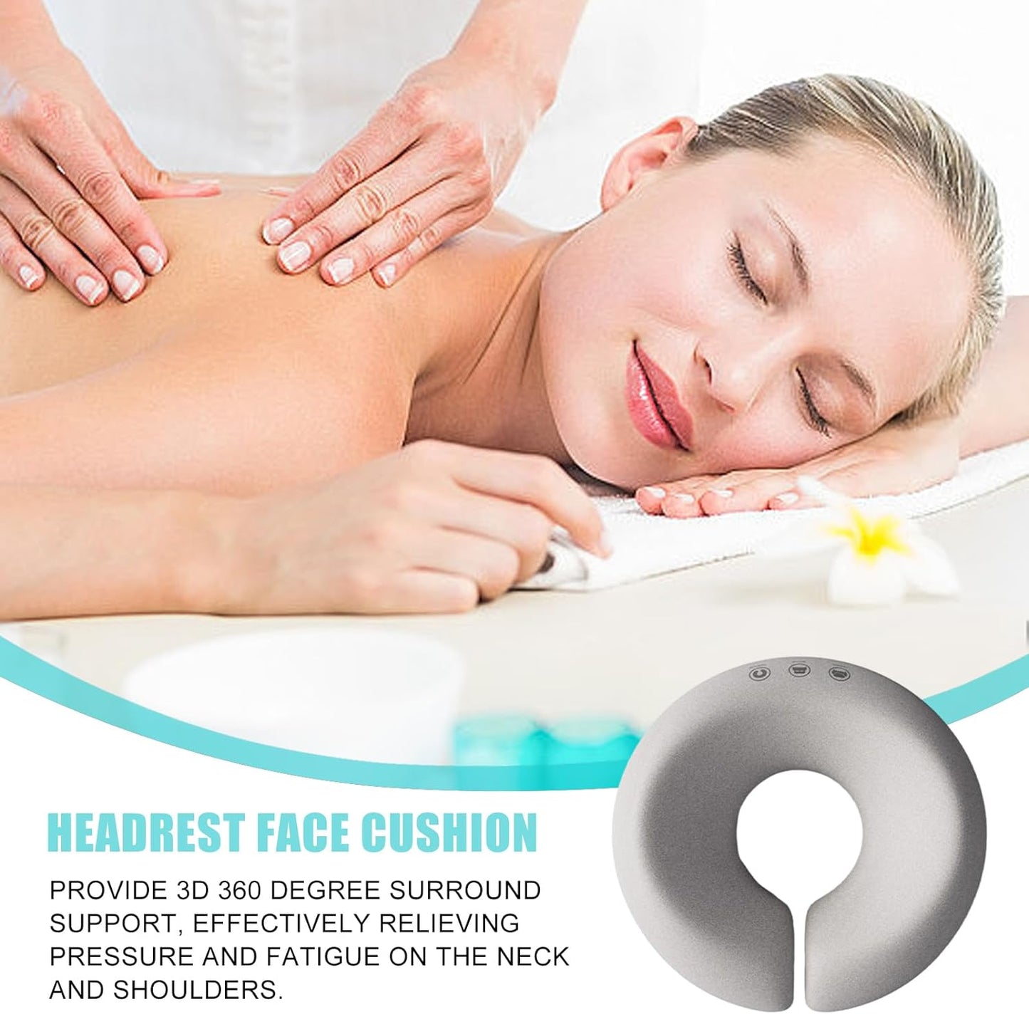 Ergonomisches Kopfstützenkissen für Massageliege