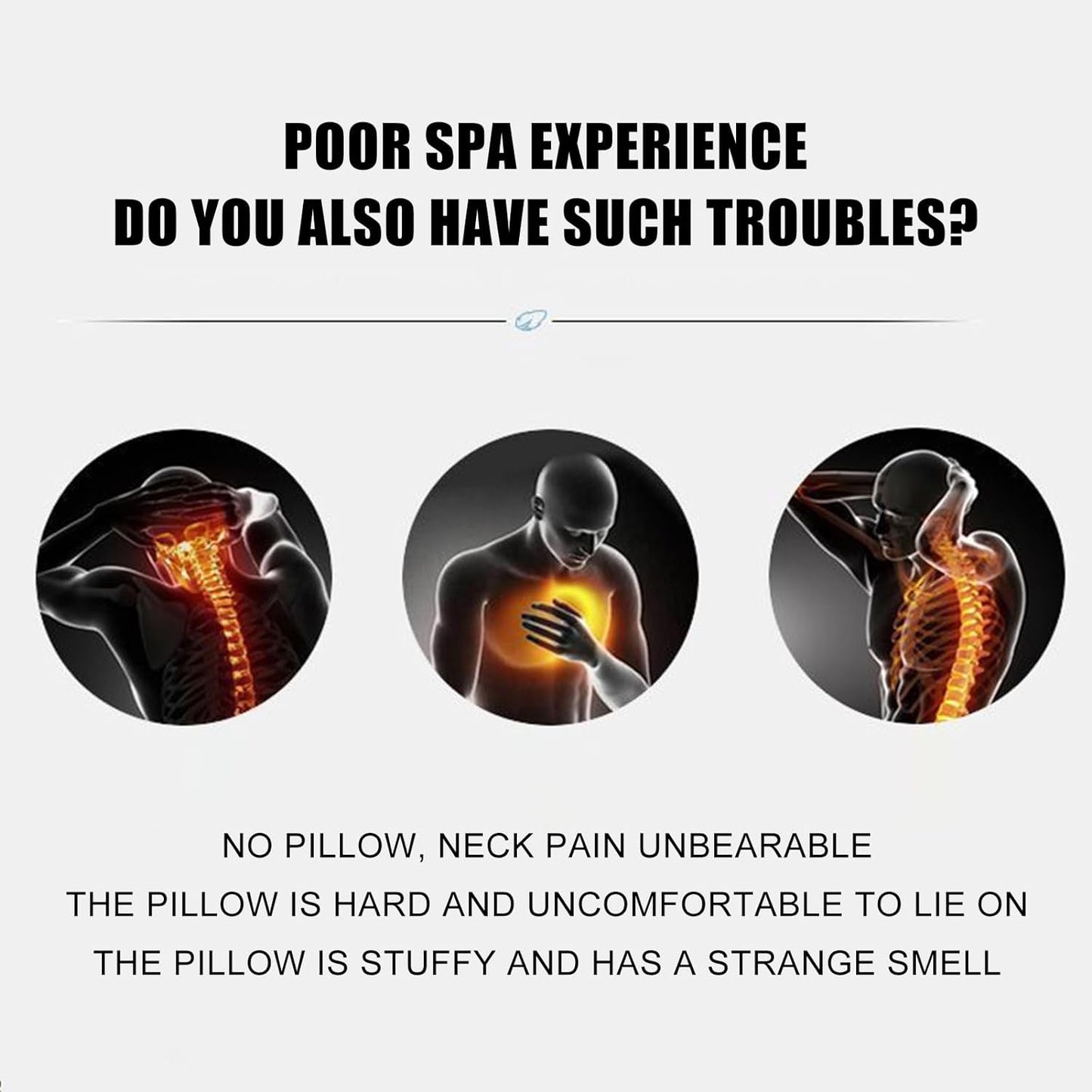 Ergonomisches Kopfstützenkissen für Massageliege