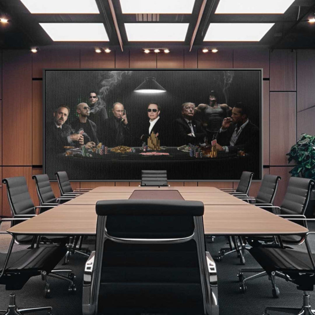 Poker-Themen Dekoratives Wandkunst-Poster