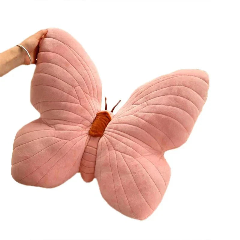 Pink Plüsch Schmetterlingskissenpolster für Sofa und Schlafzimmer | Brehn