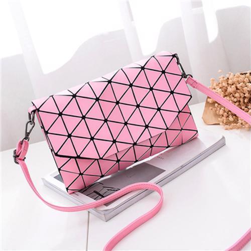 Abstract Geometric Matte Schultertasche | Brehn
