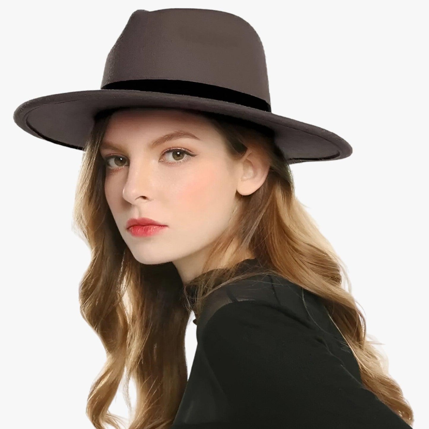 Unisex Vintage Woll Fedora