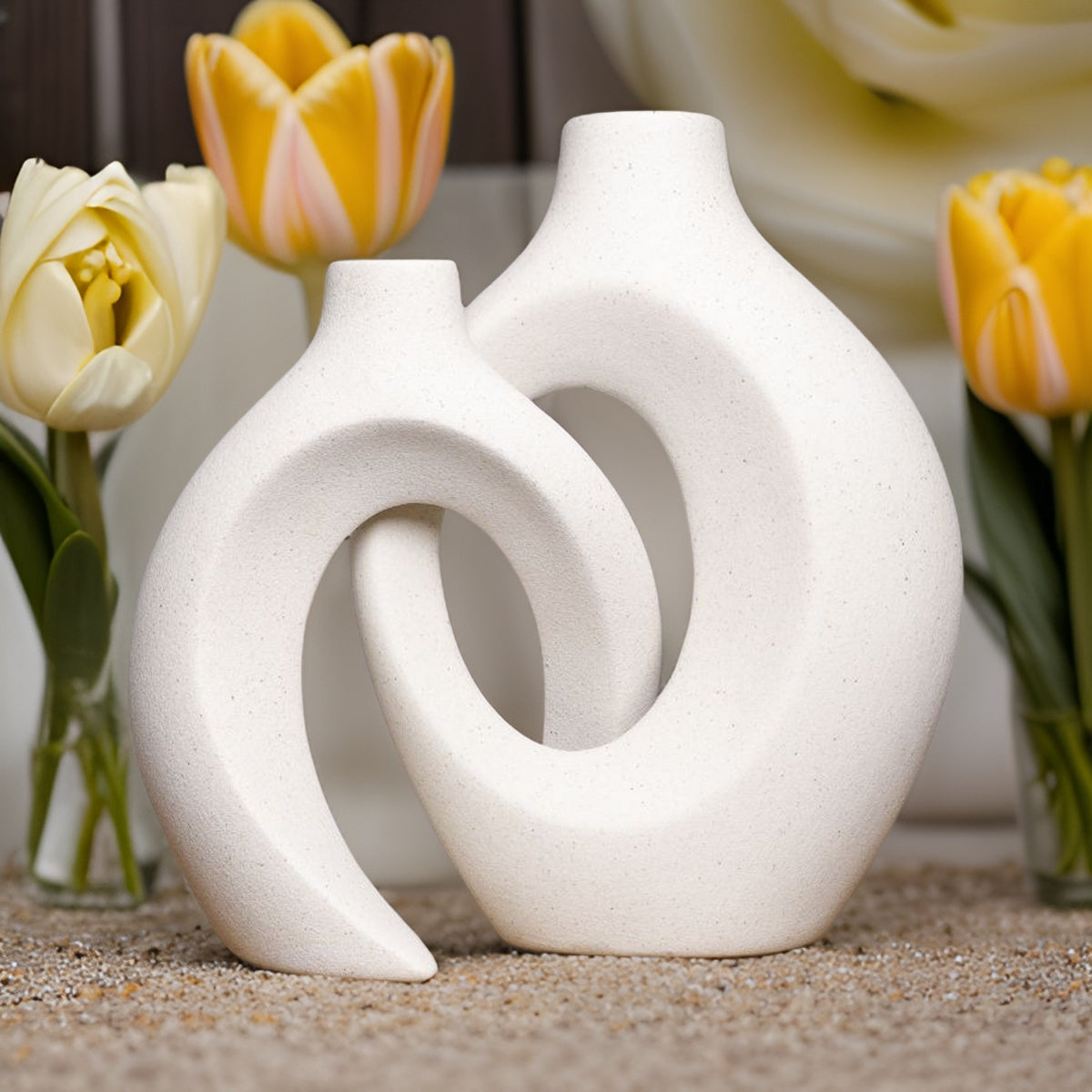 Brehn | Gleora - Geflochtene Blumenvase