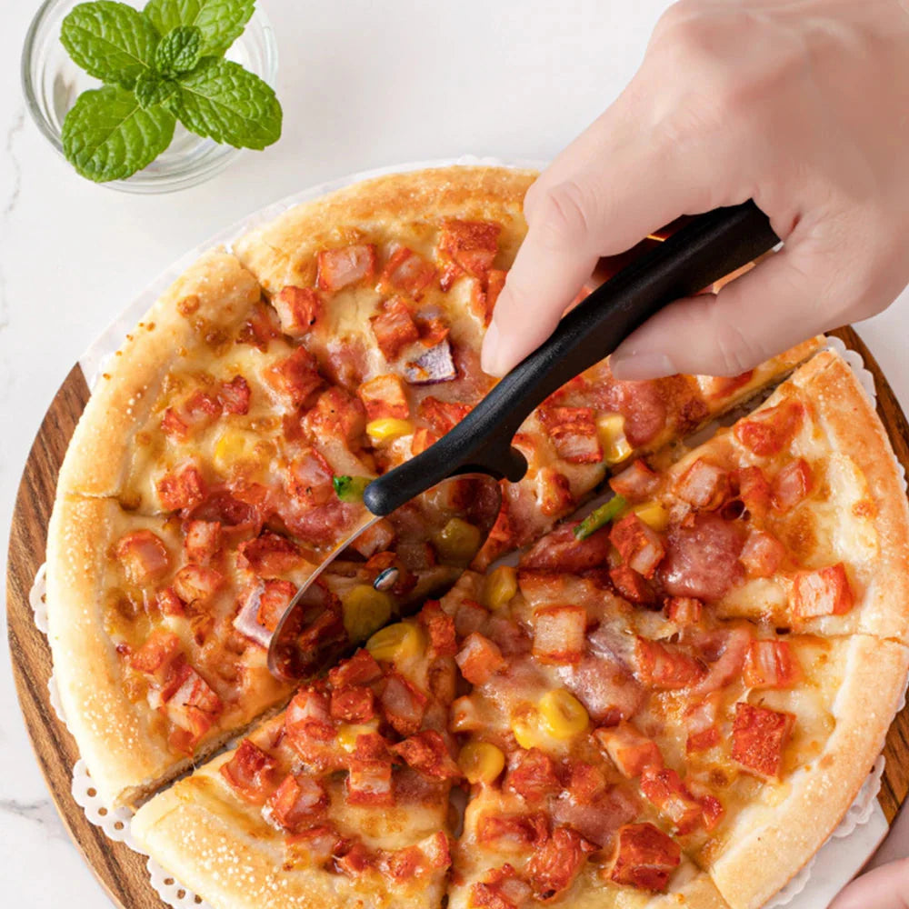 Pizzaschneider Rund Edelstahl Pizzarad Schneider Kuchenmacher | Brehn