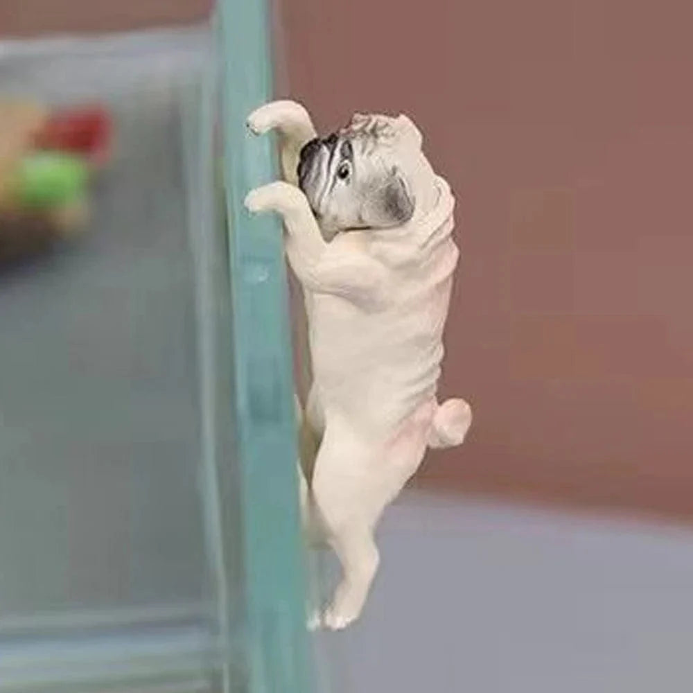 1-3Stk Mini Cartoon Hund Ornament Harz Figurine DIY Bastel Statue für Fischtank Fischschüssel Aquarium Zubehör Wohnkultur | Brehn
