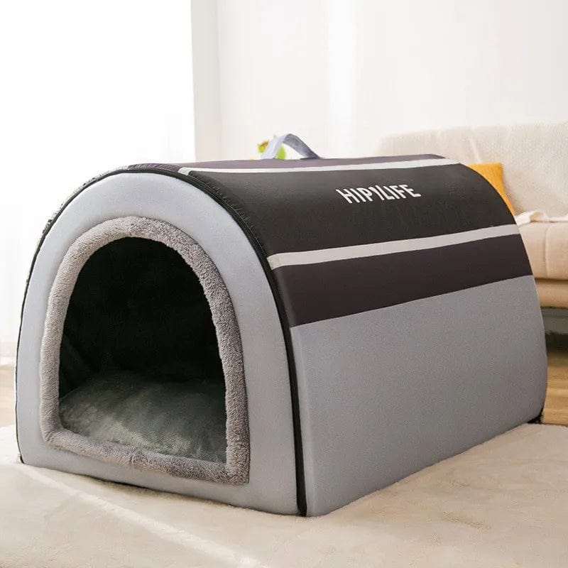 2022 Neue Winterwarme Faltbare Hundehütte Hundebett Haustierbedarf Kleine und Mittelgroße Hunde Warme Haustierbedarf Welpenhöhle Sofa | Brehn