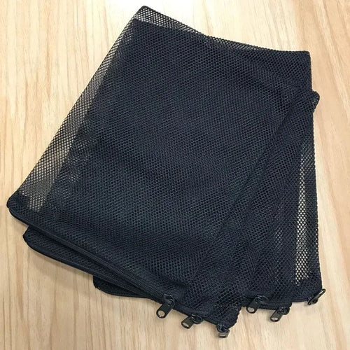 10Stk Filternetzbeutel Mesh-Beutel Aquarium Teich für Bio-Ball Kohlenstoffmedien Ammoniak Aquarium Fischtank Isolierbeutel Weiß Schwarz | Brehn