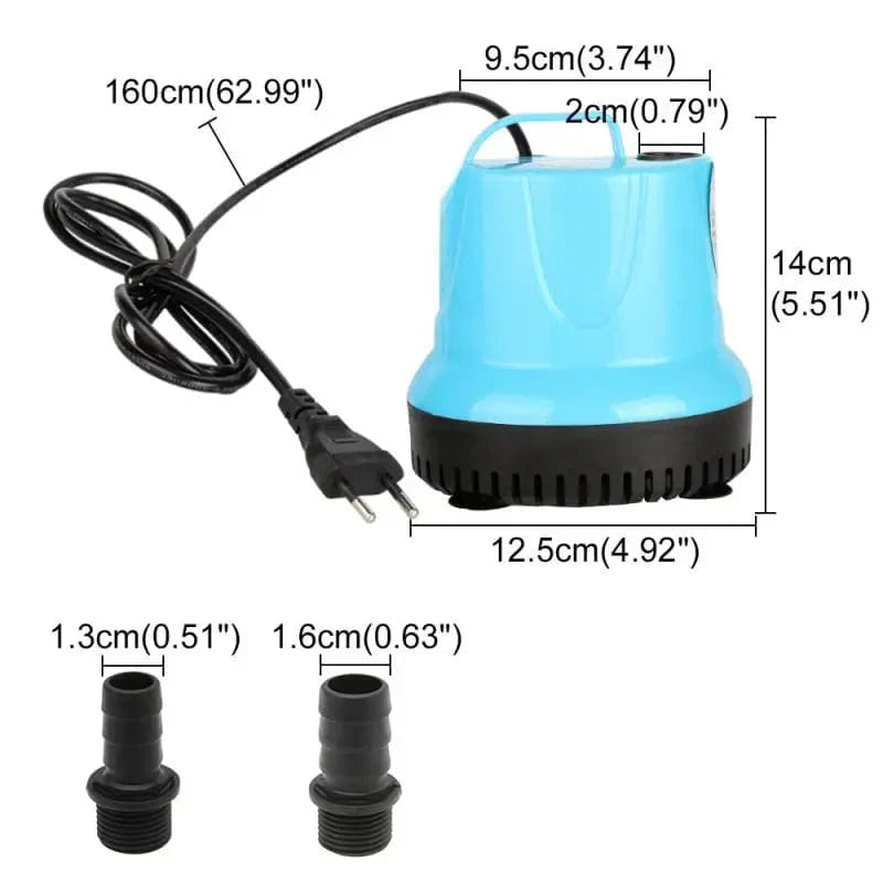 110v 220v Fischtank Tauchwasserpumpe Bodenansaugpumpe Bodenfilter Gülle für Fischtank, Teich, Aquarium, Brunnen | Brehn