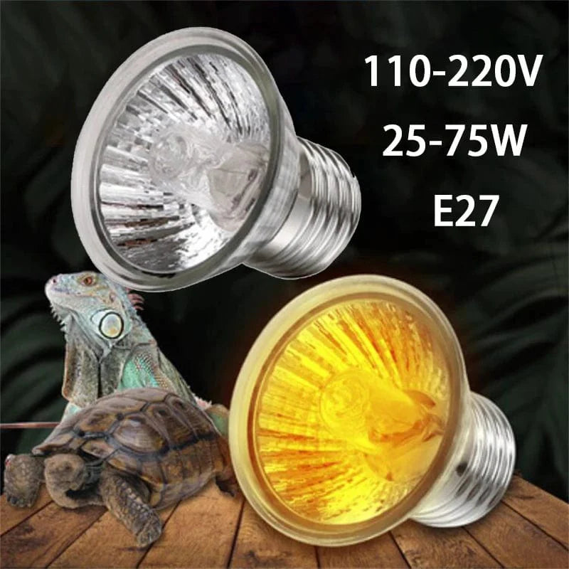 E27 25/50/75W UVA Wärmelampe Haustier Reptil Heizlampe Schildkröte Eidechse Reptil Heizung Glühbirne Emitter Haustiere Sonnenbaden Vogel Schlange 110-220V | Brehn