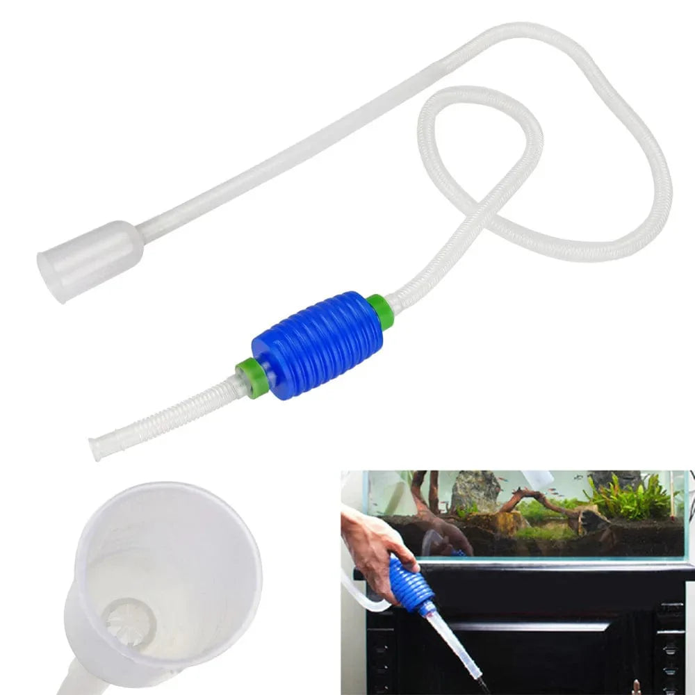 Aquarium Siphon Fischtank Siphon Staubsauger Pumpe Semi-automatischer Wasserwechsel Wechselt Kies Wasserfilter Acuario Zubehör | Brehn