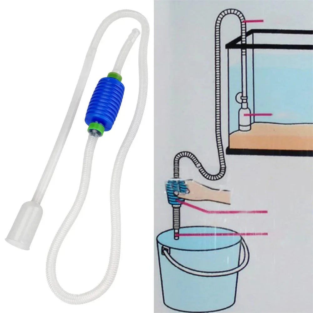 Aquarium Siphon Fischtank Siphon Staubsauger Pumpe Semi-automatischer Wasserwechsel Wechselt Kies Wasserfilter Acuario Zubehör | Brehn