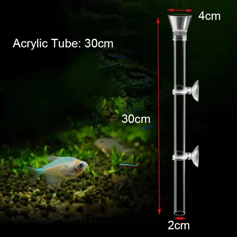 Acryl-Aquarium-Futterrohr-Schüssel Transparenter Fischtank Garnelen Schnecke Garnelenfutter-Futterschüssel Aquarium-Fütterungszubehör | Brehn