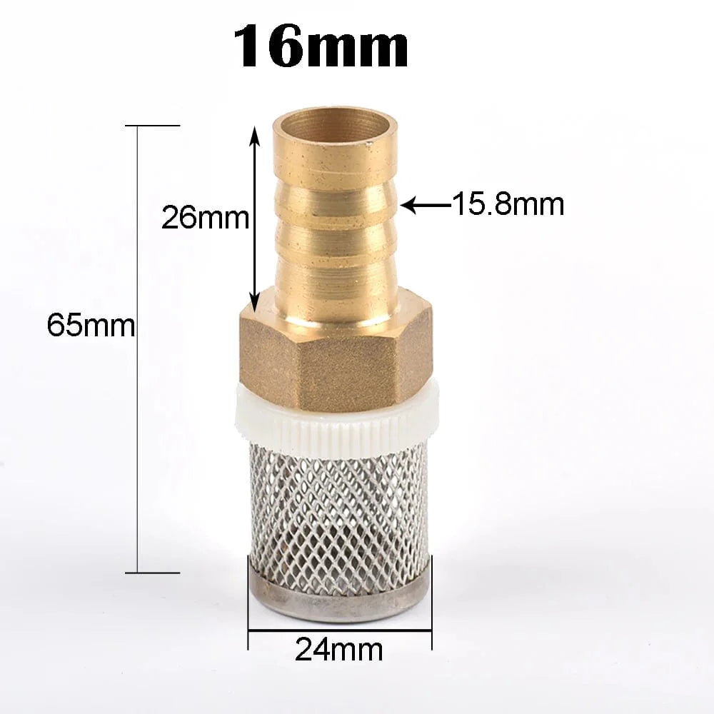 6-19mm Edelstahl-Mesh-Filter 1/2" Weiblich Zoll Gartenbewässerungspumpe Schutzschlauch Wasserreinigungs-Mesh Messingfilter | Brehn