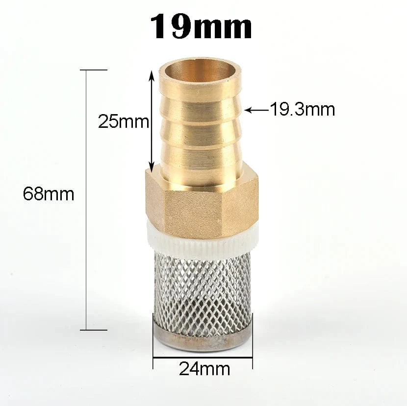 6-19mm Edelstahl-Mesh-Filter 1/2" Weiblich Zoll Gartenbewässerungspumpe Schutzschlauch Wasserreinigungs-Mesh Messingfilter | Brehn