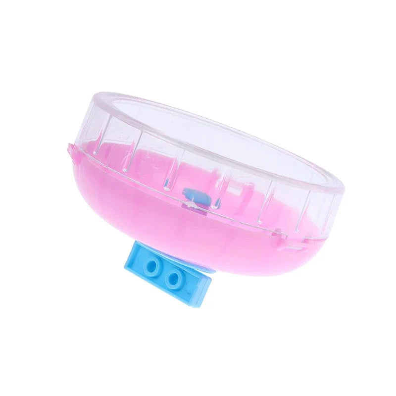 1 Stück 11 cm Hamster Rad Kleintier Lauf Scheibe Spielzeug Süßes Plastik Jogging Trainingsrad Haustier Käfig Zubehör | Brehn