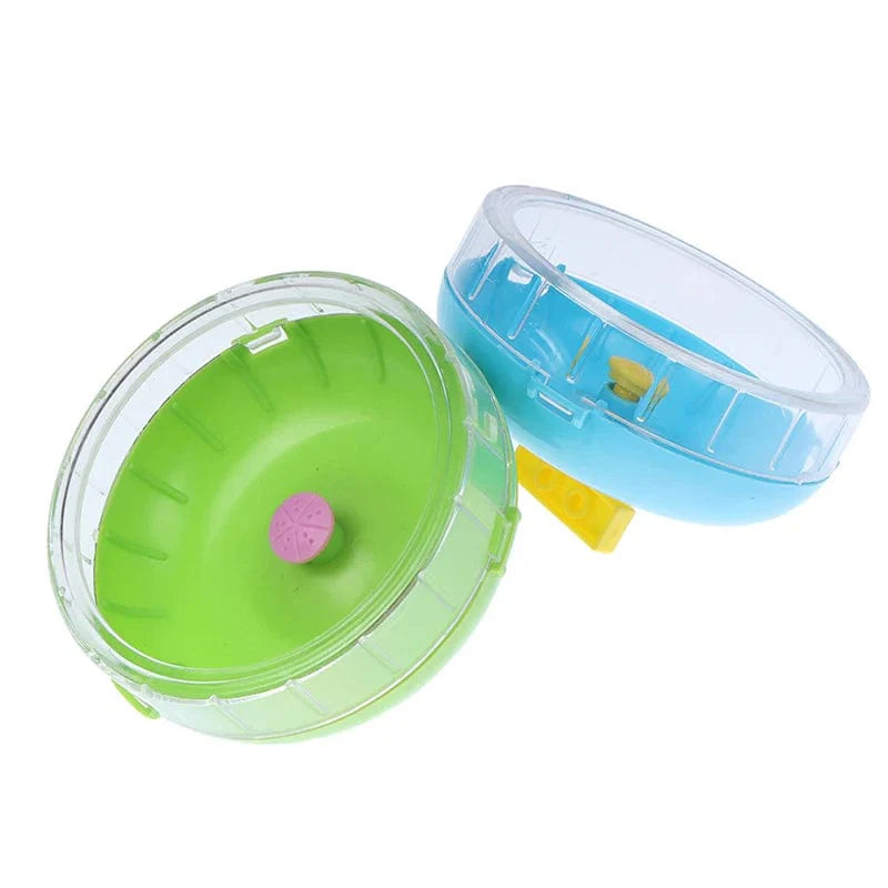 1 Stück 11 cm Hamster Rad Kleintier Lauf Scheibe Spielzeug Süßes Plastik Jogging Trainingsrad Haustier Käfig Zubehör | Brehn