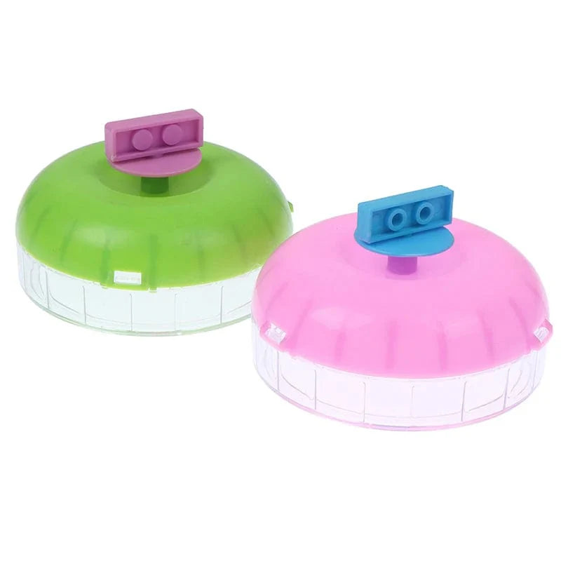1 Stück 11 cm Hamster Rad Kleintier Lauf Scheibe Spielzeug Süßes Plastik Jogging Trainingsrad Haustier Käfig Zubehör | Brehn