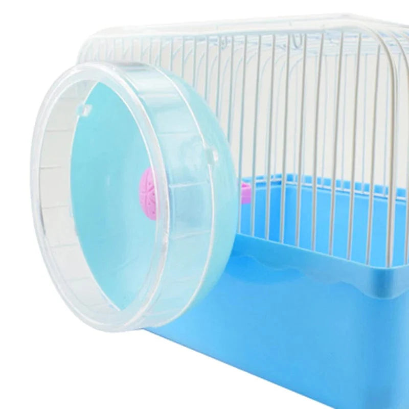 1 Stück 11 cm Hamster Rad Kleintier Lauf Scheibe Spielzeug Süßes Plastik Jogging Trainingsrad Haustier Käfig Zubehör | Brehn