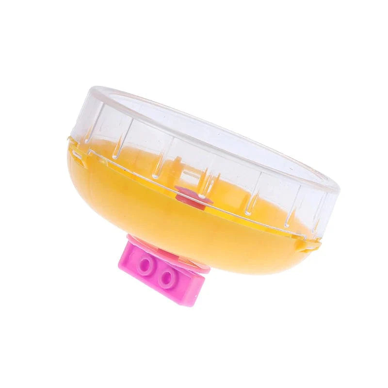 1 Stück 11 cm Hamster Rad Kleintier Lauf Scheibe Spielzeug Süßes Plastik Jogging Trainingsrad Haustier Käfig Zubehör | Brehn
