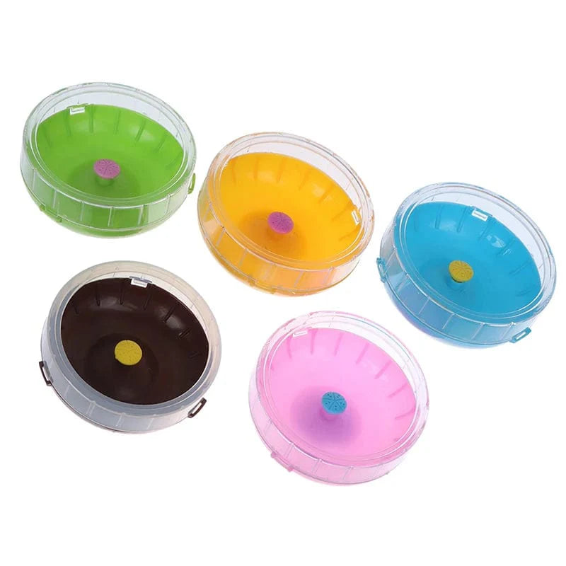 1 Stück 11 cm Hamster Rad Kleintier Lauf Scheibe Spielzeug Süßes Plastik Jogging Trainingsrad Haustier Käfig Zubehör | Brehn