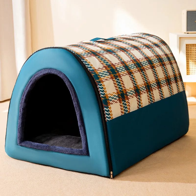 2022 Neue Winterwarme Faltbare Hundehütte Hundebett Haustierbedarf Kleine und Mittelgroße Hunde Warme Haustierbedarf Welpenhöhle Sofa | Brehn