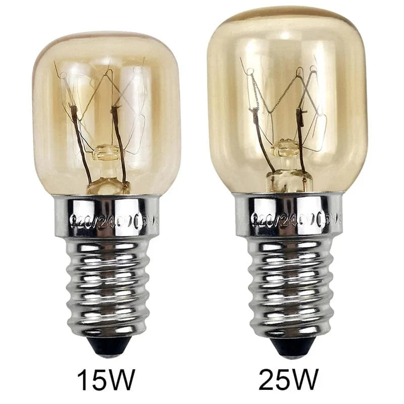 220V Hochtemperaturbirne 15W 25W E14 300 Grad Mikrowellenofen Glühlampe Wolframwendel Dampfgarer Lampe Leuchtmittel Salz Glühlampe | Brehn