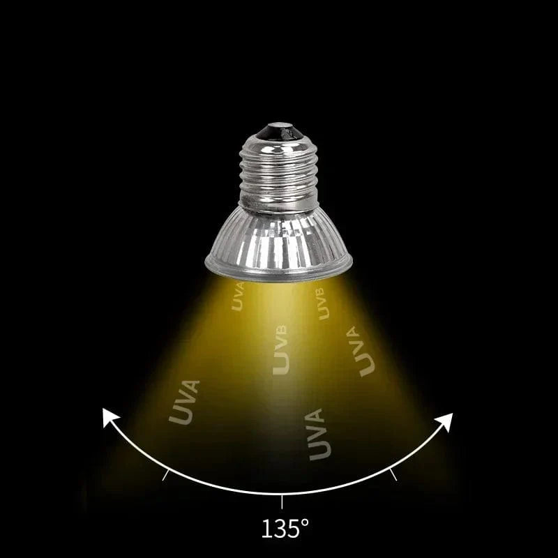 25/50/75W Reptilien Licht UVA+UVB 3.0 120v-220v Haustier Heizlampe Schildkröte Sonnenbrenner Lampe Amphibie Eidechse Temperaturregelung | Brehn