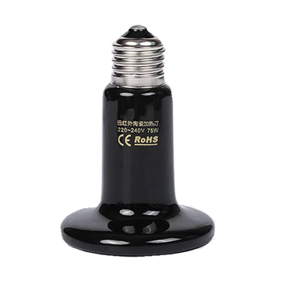 25W 50W 75W 100W 150W 200W Ferninfrarot Haustier Heizlampe Keramik 110V 220V Reptil Schildkröte Brutlampen Wärmeabgeber Glühbirne | Brehn