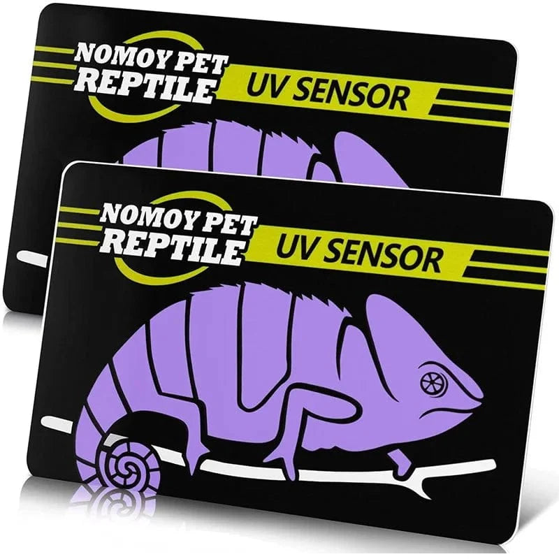 2 Stück Fluoreszierende Farbwechselkarte Reptilienbeleuchtung UVA UVB Tester Testkarte zur schnellen Erkennung von UVB Amphibienlampe | Brehn